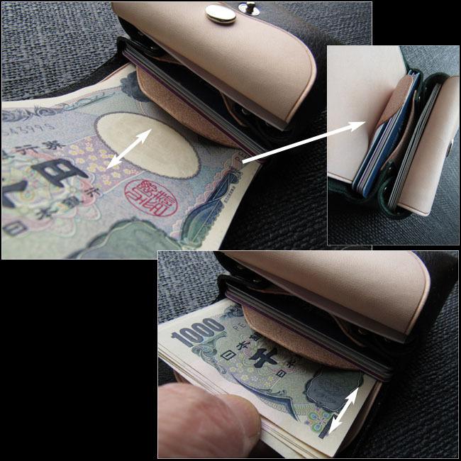 ミニ コンパクト 財布 本革 日本製 二つ折り ヌメ革 ウォレット