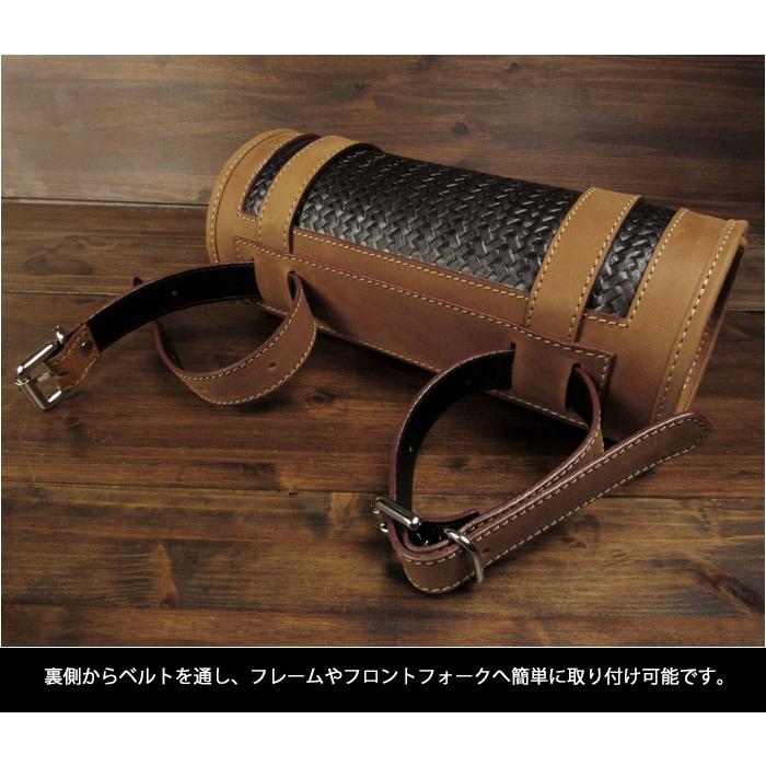 ツールバッグ レザー 本革 フォークバッグ バイカー／ハーレー