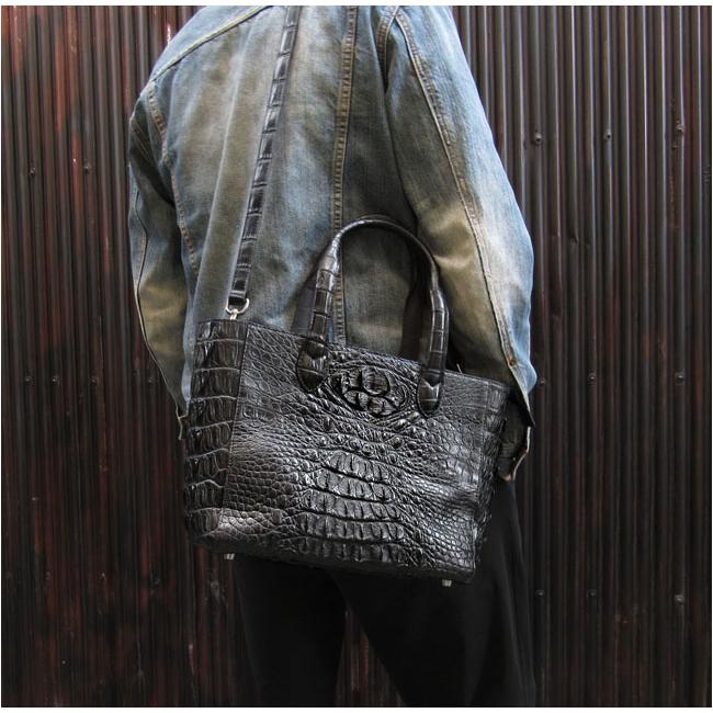 SIAMNESS シャムネス トートバッグ クロコダイル ワニ革 本革