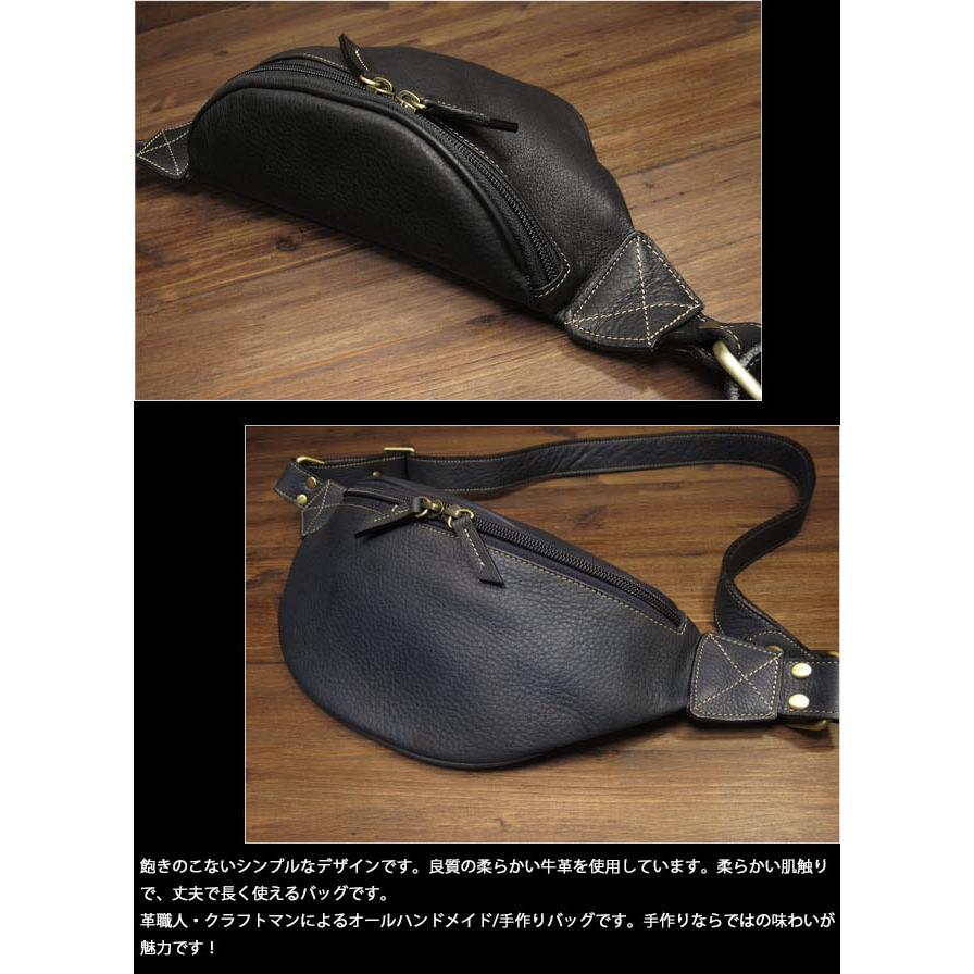 メンズ レディース 本革 斜めがけバッグ ボディバッグ ショルダー