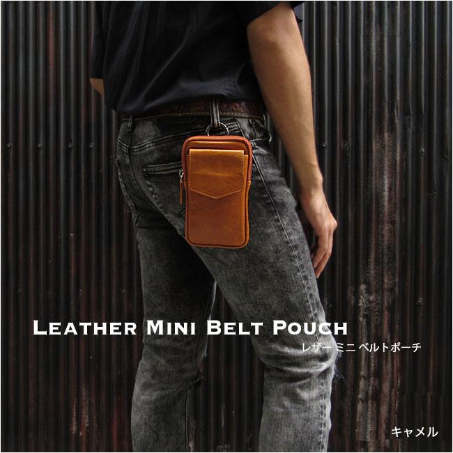 美品 RED WING ウエストポーチ ベルトポーチ レッドブラウン 本革 本革 スマホポーチ ベルトポーチ ミニウエストポーチ レザー／牛革