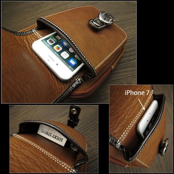 レザーウエストポーチ シザーバッグ ヒップバッグ メンズバッグ 本革