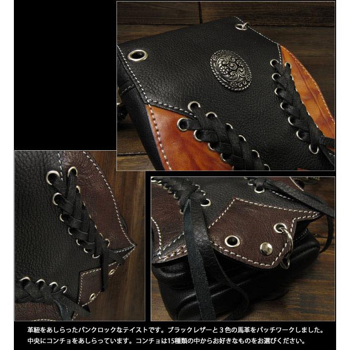 BACKBONE バックボーン レザー バッグ ベルト ポーチ コンチョ BACKBONE バックボーン レザー バッグ ベルト ポーチ コンチョの通販は