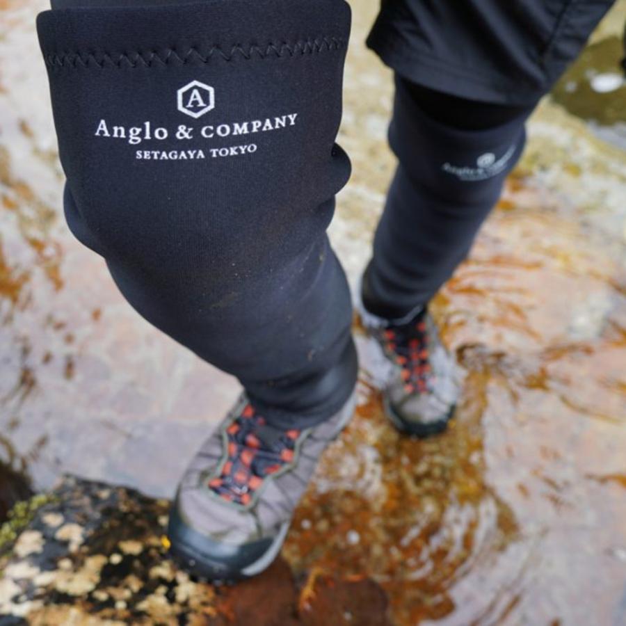アングロ＆カンパニー　ゲーター　黒　Lサイズ アングロ＆カンパニー オリジナルストリームゲーター L