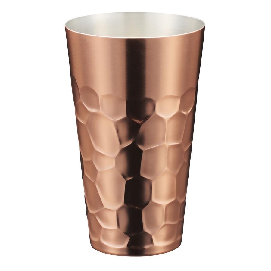 鎚目タンブラー IDEA SEKIKAWA 鎚目タンブラー 450ml 〔 Bronze 〕 アイデア