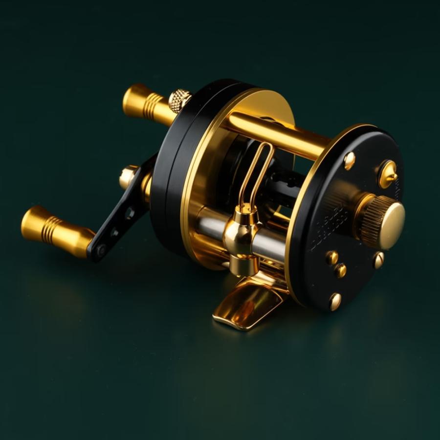 五十鈴工業 NEWダイレクトリール DD310SSS Black/Gold 右