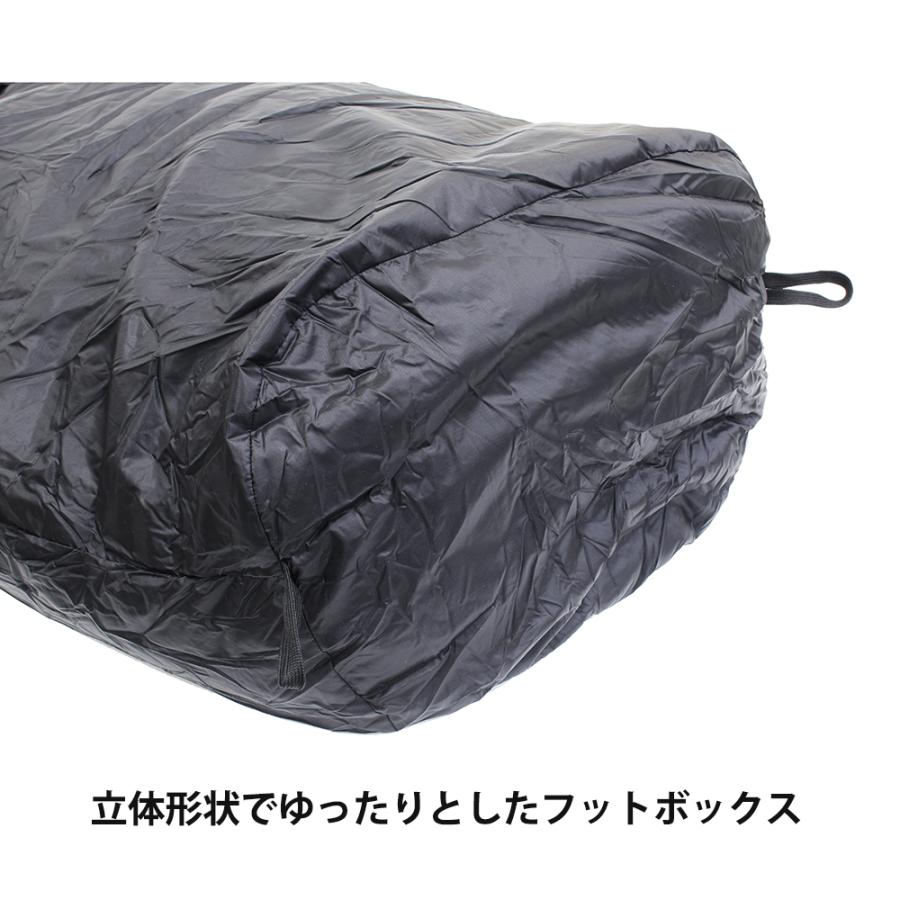 【WILD-1別注 Web限定販売商品】ナンガ ダウンバッグ600【ロングサイズ： BLK/GRY】 (NANGA)｜wild1｜06