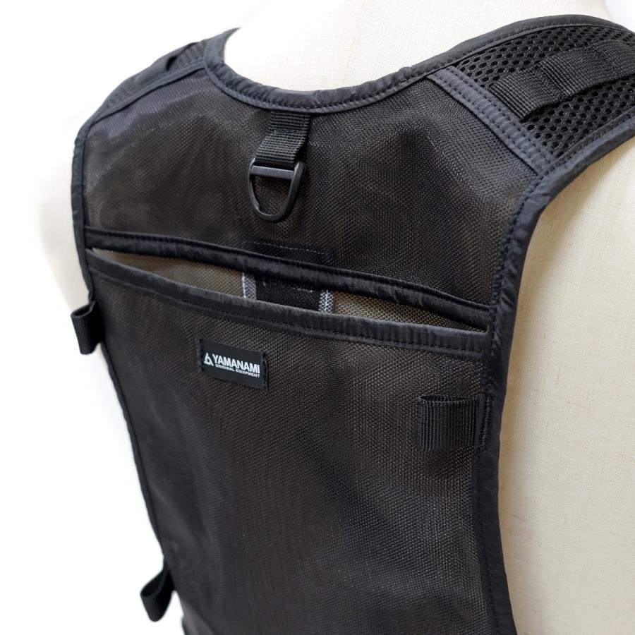 山波商店 モビリティベスト 山波商店 モビリティベスト ブラック フリーサイズ 渓流ベスト