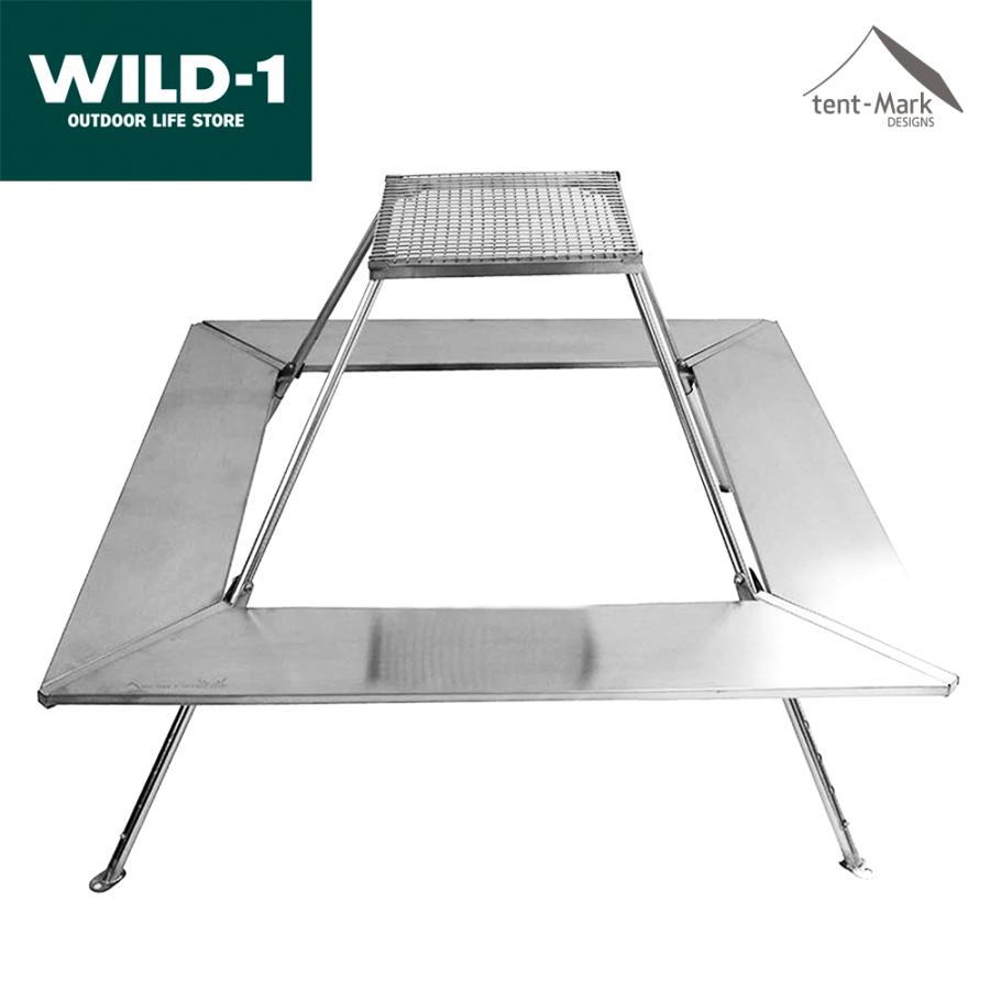 囲炉裏テーブルテンマクデザインウッドストーブテーブルウィンナーウェル