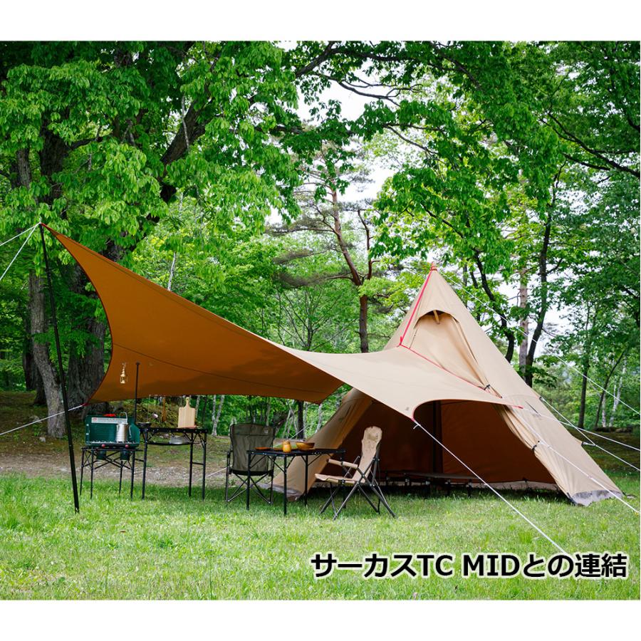 【SALE特価】 テンマクデザイン　ムササビウィング19Ft.グランデ TC焚火バージョン（ マルチコネクト ） tent-Mark DESIGNS｜wild1｜09