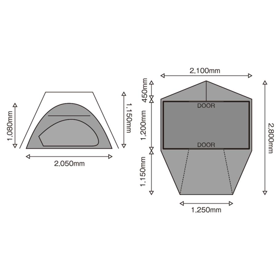 【SALE特価】テンマクデザイン　テンゲルコンパクト ライト（tent-Mark DESIGNS）｜wild1｜10