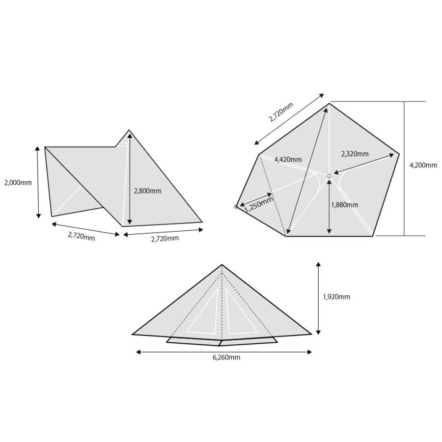 テンマクデザイン　サーカスTC DX+　NATSUバージョン【窓付きフロントフラップ付】(tent-Mark DESIGNS)｜wild1｜11