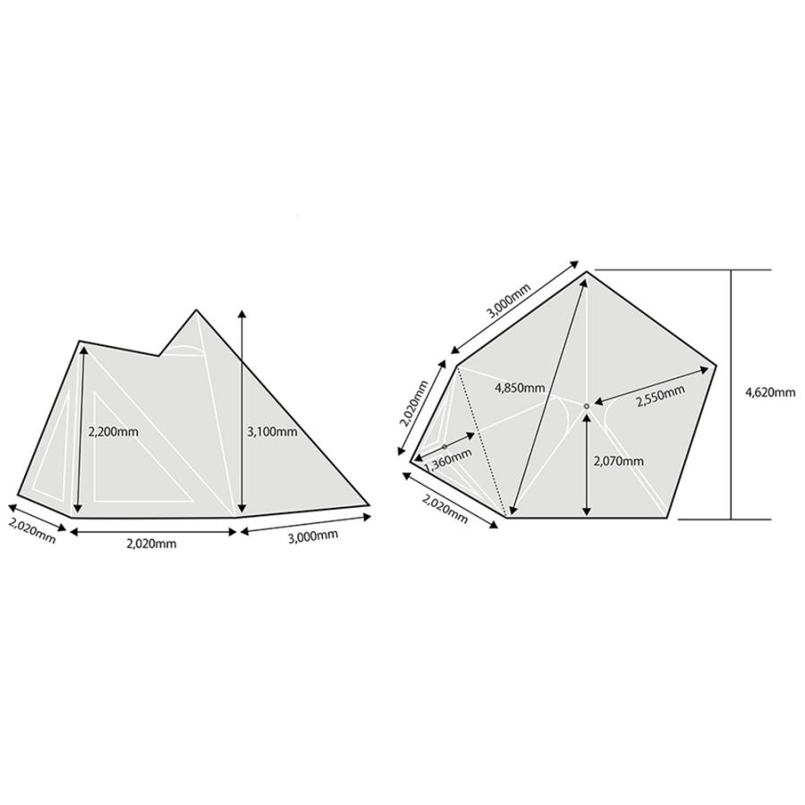 【SALE特価】テンマクデザイン　サーカスTC コンフォート ミッド（tent-Mark DESIGNS）MID｜wild1｜07