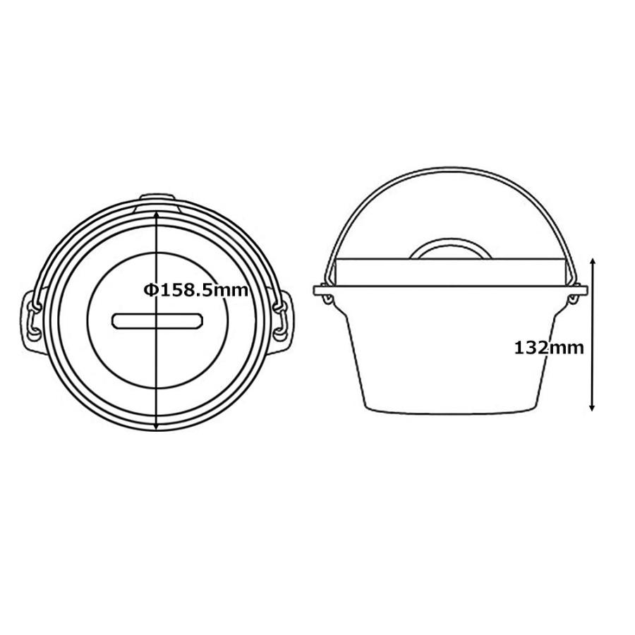 tent-Mark designs製 アルミダッチオーブン 6インチ BBQ Amazon | テンマクデザイン アルミダッチオーブン 6インチ 軽量