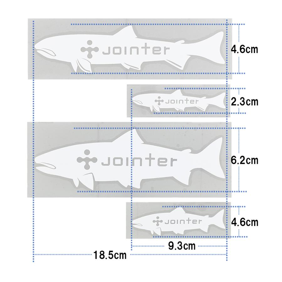 ジョインター　カッティングステッカー S【ヤマメ】（Jointer）｜wild1｜03