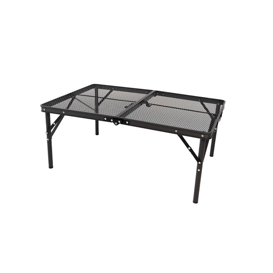 Qualz クオルツ メッシュトップテーブル 9060 ダークブラウン QORT309