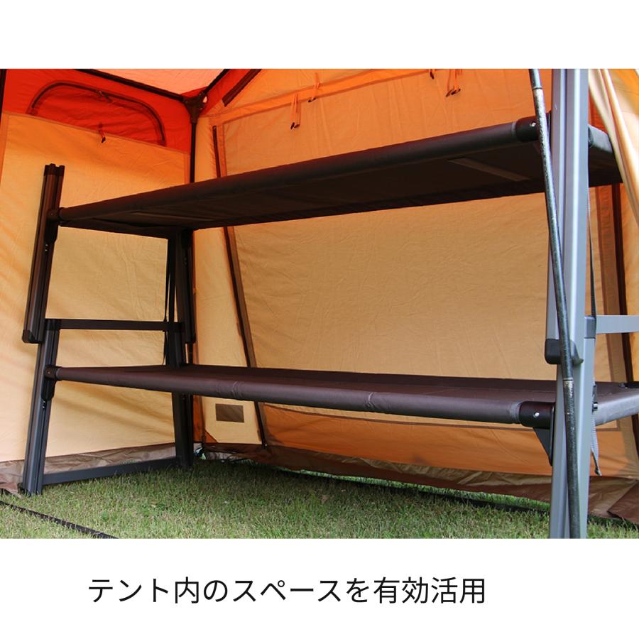 Qualz クオルツ 公式 バンクベッド2 コット QOHB322 Qualz キャンプ