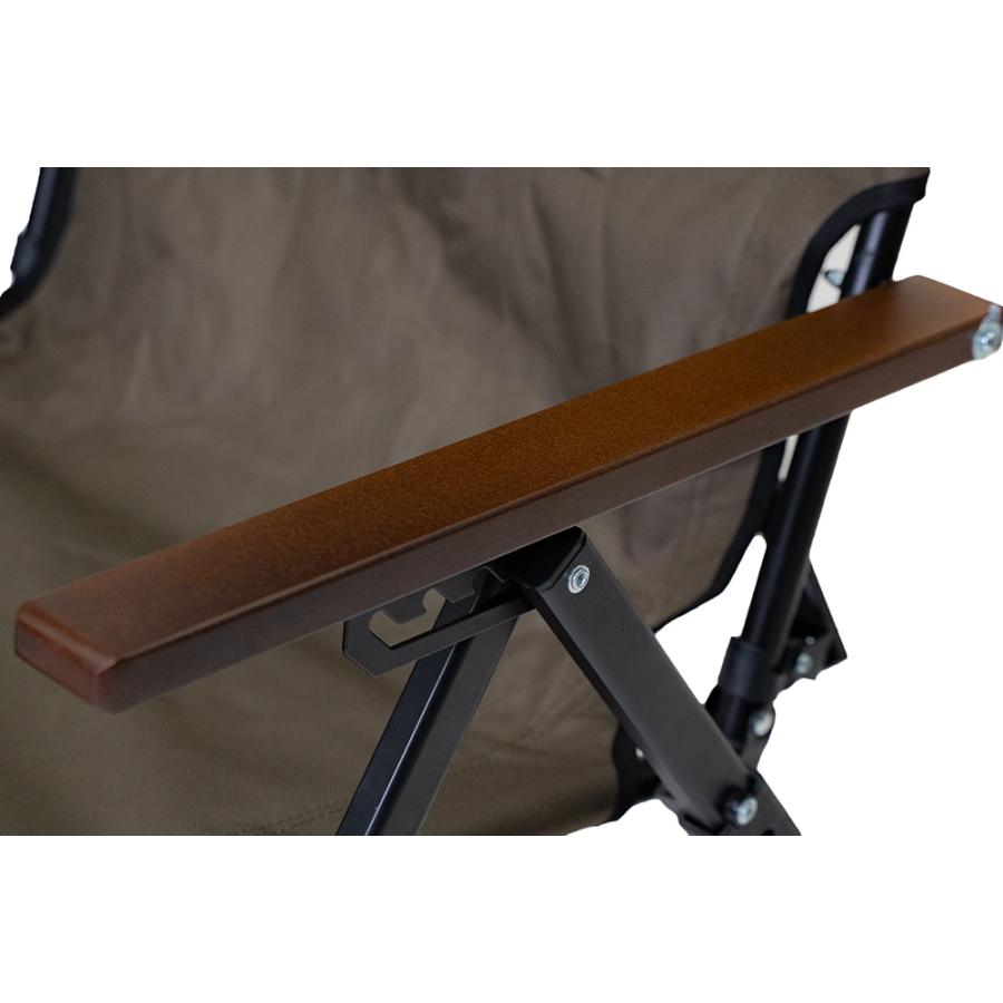 Qualz クオルツ アルミリクライニングチェア オリーブ QPRC359 Qualz