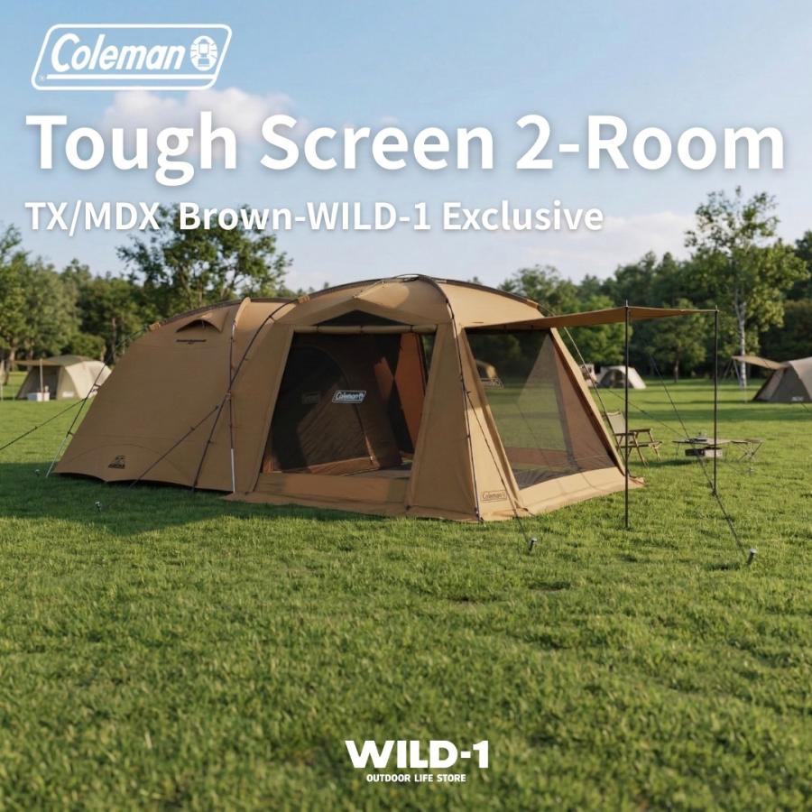 【WILD-1別注モデル】コールマン　タフスクリーン2ルームハウス/MDX Coleman（コールマン） 【WILD-1別注モデル】コールマン タフ