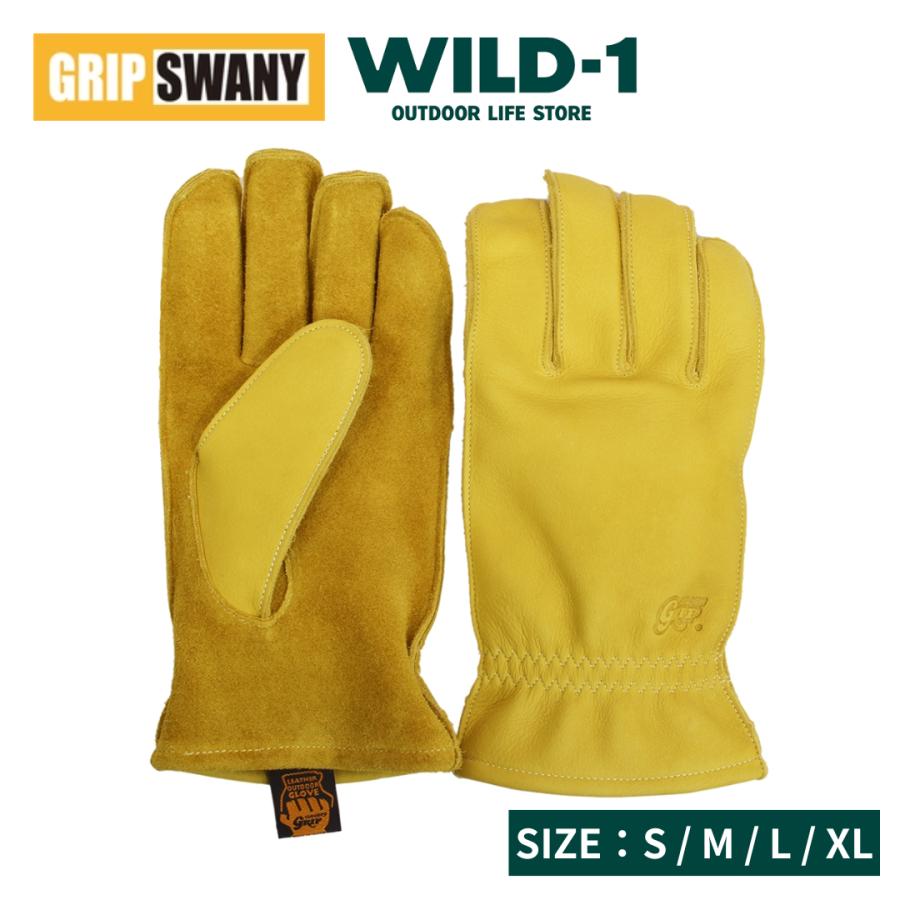 NEIGHBORHOOD GRIP SWANY キャンプグローブ GRIP SWANY（グリップスワニー） WILD-1別注モデル × WILD-1 GSA-36