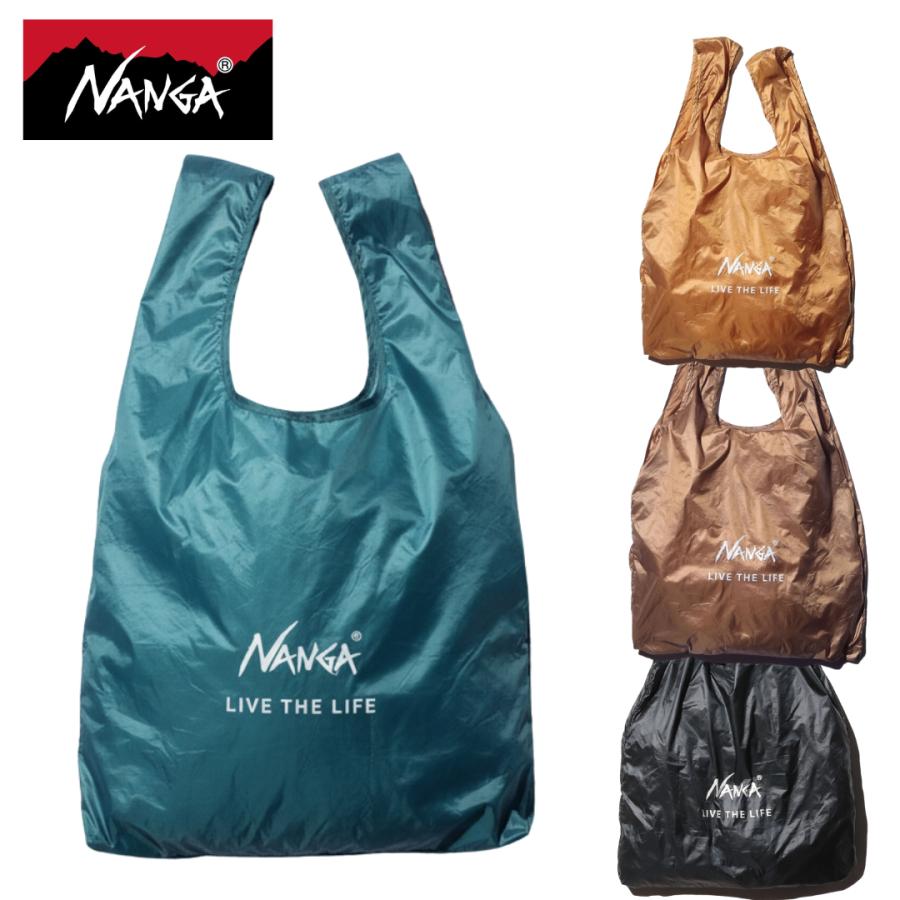 NANGA（ナンガ） エコバッグ ポケッタブル エコバッグ LIVE THE LIFE