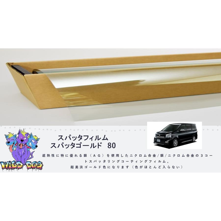 成型済みフロント用フィルム BRAINTEC（ブレインテック） スパッタゴールド80 70系 ヴォクシー ノア