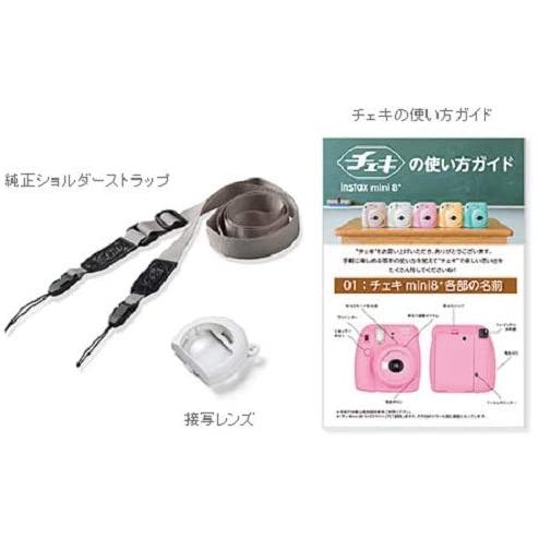 純正新作 Fujifilm インスタントカメラ チェキ Instax Mini8プラス 接写レンズ 純正ショルダーストラップ付き ミント 60cmから 安いクリアランス Www Swinggates Com