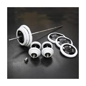 WILD FIT パワーラック ジムセット 白ラバー 140 / 筋トレ WILD FIT パワーラック ジムセット 白ラバー 140 / 筋トレ
