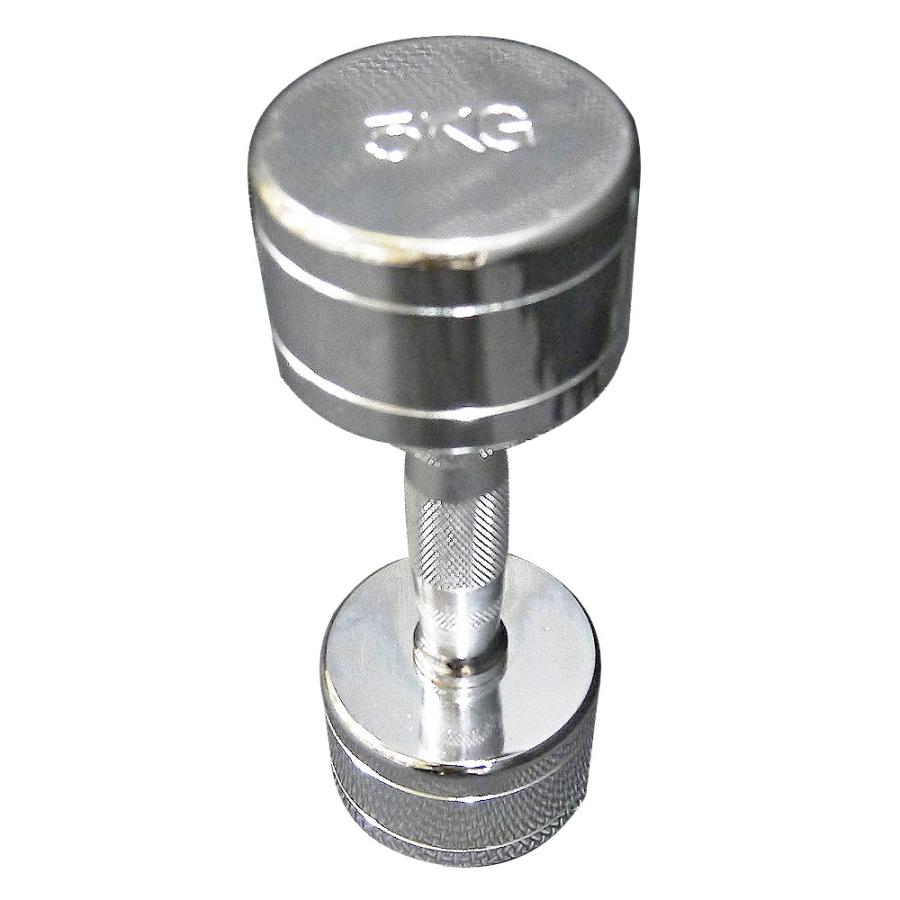 WILD FIT（ワイルドフィット） 固定式クローム5kg / ダンベル 5kg