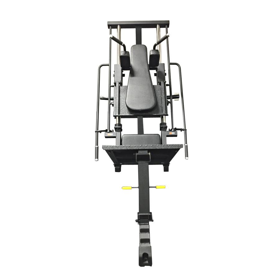 【訳あり品】 ハックスクワットレッグプレス / トレーニング器具 ジム 自宅 業務用 トレーニングベンチ スクワット レッグプレス ワイルドフィット 【J2356381672】(85800円)