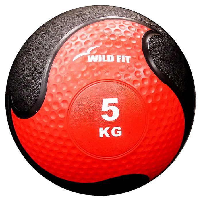 WILD FIT（ワイルドフィット） メディシンボール 赤 5kg