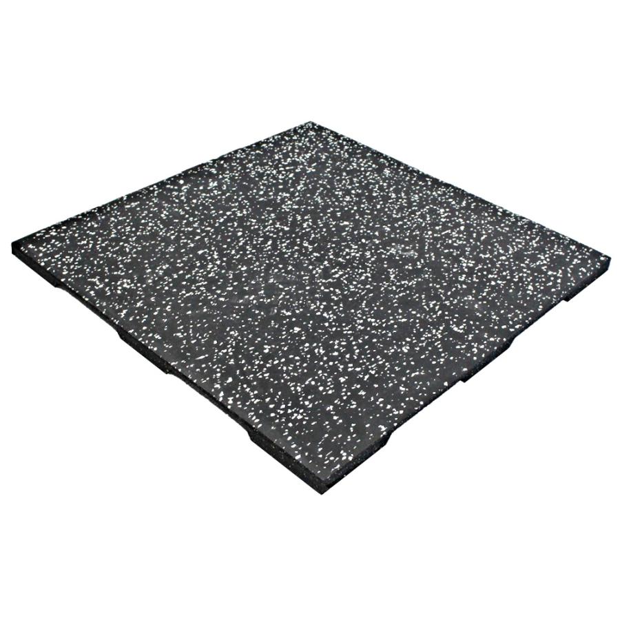WILD FIT ジムマット ラバー 白チップ 厚み 2cm 4枚組 WILD FIT ジムマット ラバー 白チップ 厚み 2cm 4枚組
