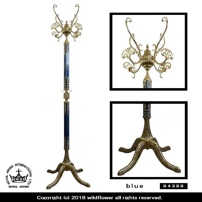 コートハンガー イタリア製 ブラス(真鍮）象嵌 アールヌーヴォー調 全  