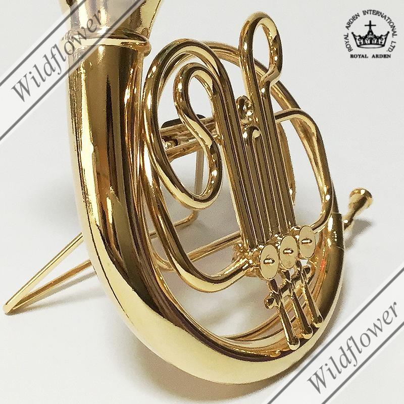 スワロフスキー フレンチホルン 楽器 オーナメント ゴールド オブジェ ロイヤルアーデン Swarovski クリスタル 薔薇雑貨 かわいい雑貨のワイルドフラワー Object041 薔薇雑貨wildflower 通販 Yahoo ショッピング