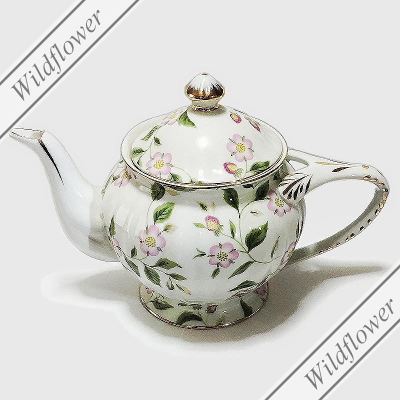 ティーポット 茶こし付き ワイルドストロベリー おしゃれ プレゼント ギフト 薔薇雑貨 人気 ブランド ロイヤルアーデン ワイルドフラワー Teapot008 薔薇雑貨wildflower 通販 Yahoo ショッピング