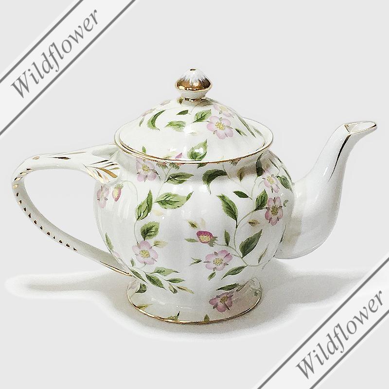 ティーポット 茶こし付き ワイルドストロベリー おしゃれ プレゼント ギフト 薔薇雑貨 人気 ブランド ロイヤルアーデン ワイルドフラワー Teapot008 薔薇雑貨wildflower 通販 Yahoo ショッピング