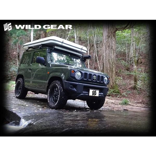 ワイルドギア 42インチ用ライトバー用・取付ブラケット JB64 JB74 ジムニー シエラ ジムニーワイド JIMNY 専用 日本製の画像