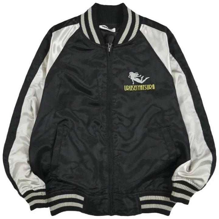 送料無料 うる星やつら 刺繍 スカジャン アウター 漫画 ラムちゃん  