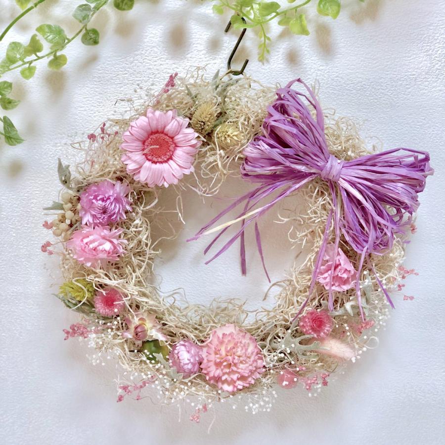 フラワーリース プリザーブドフラワー ガーベラ ふわふわのナチュラルリース 花プレゼント 母の日 誕生日花 ホワイトデー Wreath0022 Wild Rose Non Yahoo 店 通販 Yahoo ショッピング