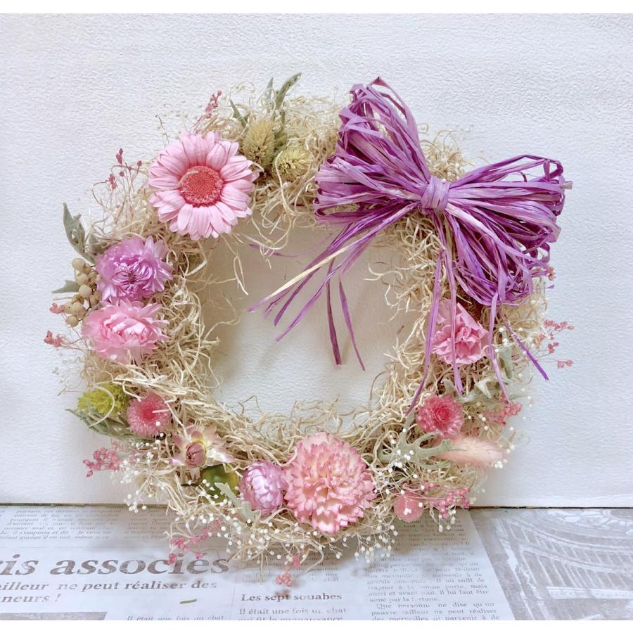 フラワーリース プリザーブドフラワー ガーベラ ふわふわのナチュラルリース 花プレゼント 母の日 誕生日花 ホワイトデー Wreath0022 Wild Rose Non Yahoo 店 通販 Yahoo ショッピング