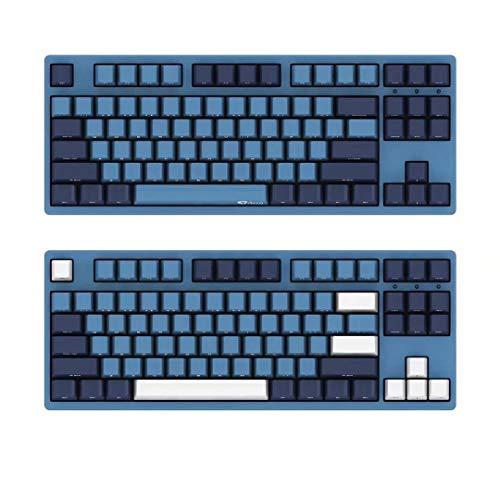 YUNZII AKKO 3087メカニカルゲームキーボードCherry MXスイッチPBTキーキャップ (Cherry MX Blue) Ocean Star YUNZII AKKO 3087メカニカルゲームキーボードCherry MXスイッチPBTキーキャップ Cherry MX Blue Ocean Star