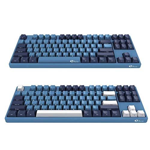 YUNZII AKKO 3087メカニカルゲームキーボードCherry MXスイッチPBTキーキャップ (Cherry MX Blue) Ocean Star YUNZII AKKO 3087メカニカルゲームキーボードCherry MXスイッチPBTキーキャップ Cherry MX Blue Ocean Star