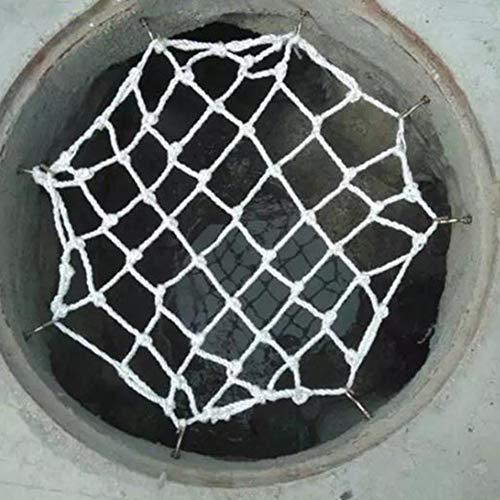 GZHENHロープネットマンホールネット丸型落下防止ネット下水安全対策強力耐力強力耐久カスタマイズ可能(カラー:ホワイト10 cm、サイズ:2×2 m) cm GZHENHロープネットマンホールネット丸型落下防止ネット下水安全対策強力耐力強力耐久カスタマイズ可能 カラー ホワイト10 サイズ 2×2