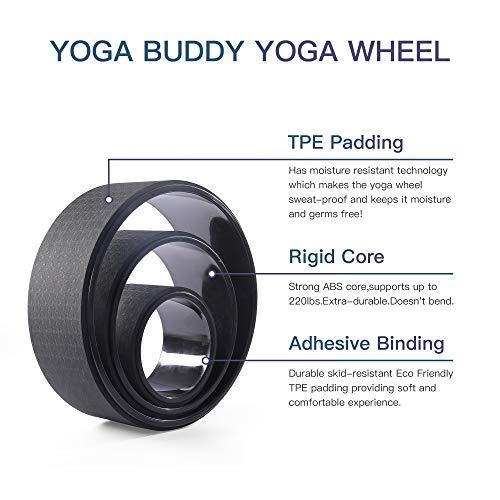 動作確認 LUOWAN ヨガホイール スリーピース スーツ スポーツ ヨガ ホイール 背中の痛みとヨガのポーズを改善 ストレッチ 柔軟性 バックベンドの改善に最 【2689436914】(17100円)