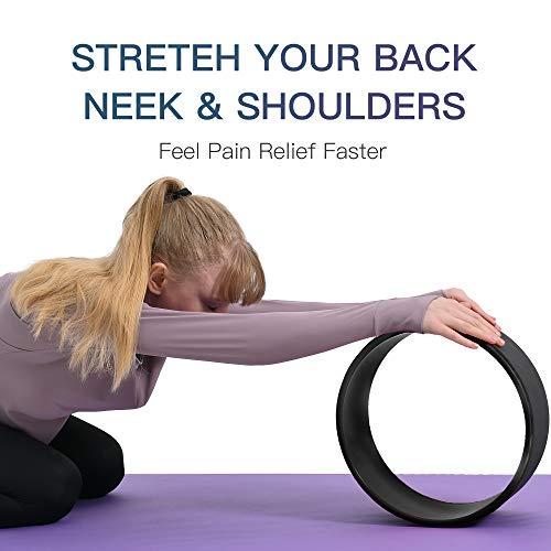 動作確認 LUOWAN ヨガホイール スリーピース スーツ スポーツ ヨガ ホイール 背中の痛みとヨガのポーズを改善 ストレッチ 柔軟性 バックベンドの改善に最 【2689436914】(17100円)