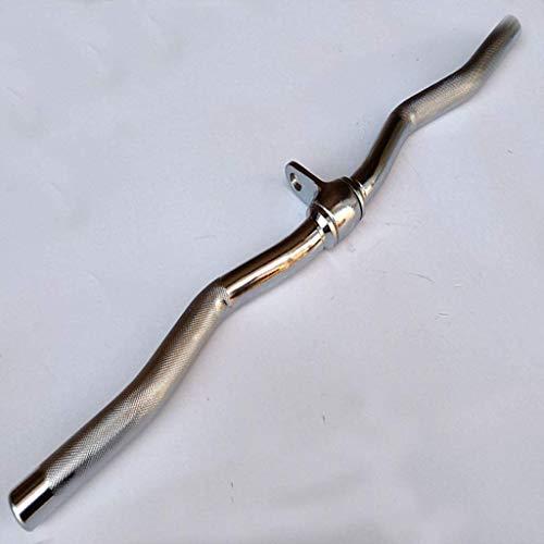 マルチボディビル用ケーブルアタッチメントバープログリップ回転カールバートライセッププレスダウンバーLATプルダウンバーハンドルケーブルマシン強度トレ 