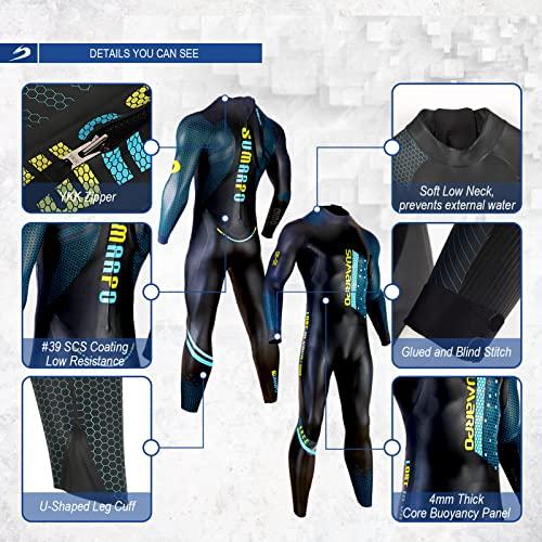 新入荷!!【日本未発売】 スマルポ男子トライアスロンウェツティレースドライスーツ全身山本SCSネオプレンオープンウォータースイミング用アイアンマンスーツUSATサイズGMに適合 【BCD1469809215】(53519円)