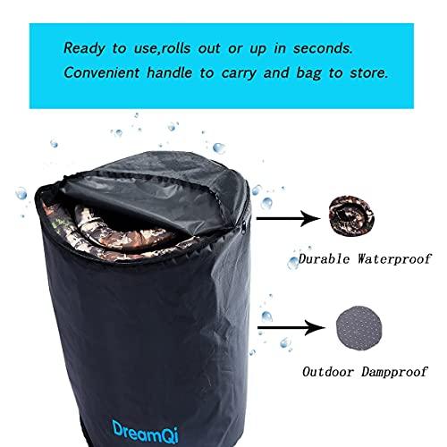 DreamQi Memory Foam Camping Mattress Roll Up Portable Folding Sleep Mat