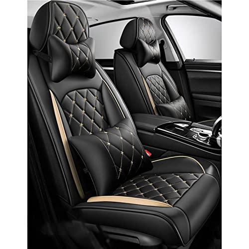 【訳あり・新品】 ランドローバーディフェンダー対応カーシートカバー90 110 130フルカバーPUレザー5シートカスタムカバー快適耐摩耗性滑り止め付お手入れ簡単(カラー:ゴール 【2613506914】(95164円)