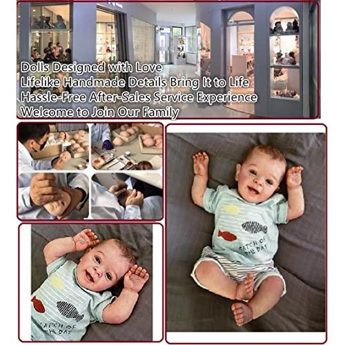 Pedolltree Reborn Baby Dolls Boy Toddler 24 inch Newborn Cute Eyes Open Lifelike Reborn Dolls Vinyl Silicone Baby Doll Reborn Baby Dolls Boy inch Pedolltree Toddler Newborn Cute Eyes Open Lifelike Vinyl Silicone Doll